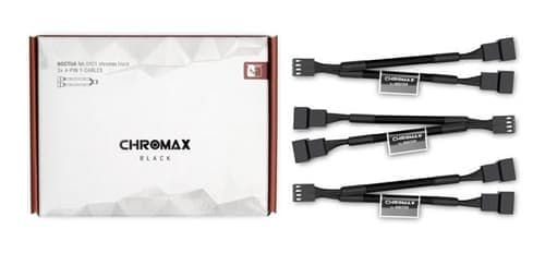 Noctua Na-syc1 Chromax Y-cable 4-pin 11.5cm Black – Noctua