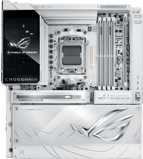 Asus Rog Crosshair X870e Glacial Am5 E-atx Emolevy – ASUS