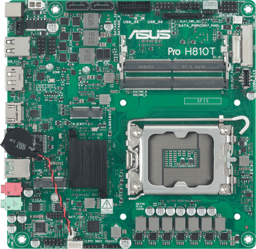 Asus Pro H810t-csm Lga 1851 Thin Mini Itx Emolevyt – ASUS