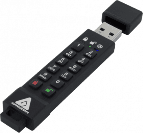Apricorn Aegis Secure Key 3z 16gb Usb-a Musta – Apricorn