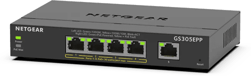Netgear Gs305epp 5-port Gigabit Ethernet Easy Smart Essential Poe+ 120w – Netgear