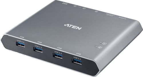 Aten 2-port Usb 4k Hdmi Dual-display Kvmp Switch (cables Included) – Aten