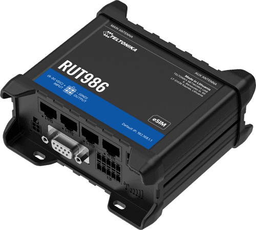 Teltonika Rut986 Industrial Global Lte Cat 4 Router – Teltonika