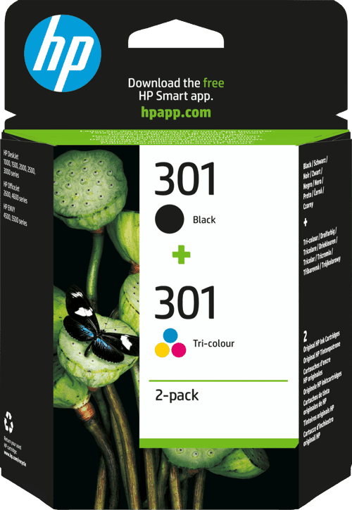 Hp Muste Combo Pack No.301 (black,color) – HP