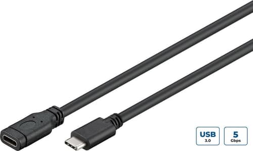 Microconnect Usb Cable 1m Usb-c Usb-c Musta – Microconnect