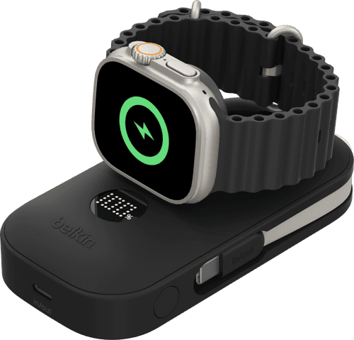 Belkin Boostcharge Pro Powerbank With Apple Watch Charger 10000mah Musta – Belkin