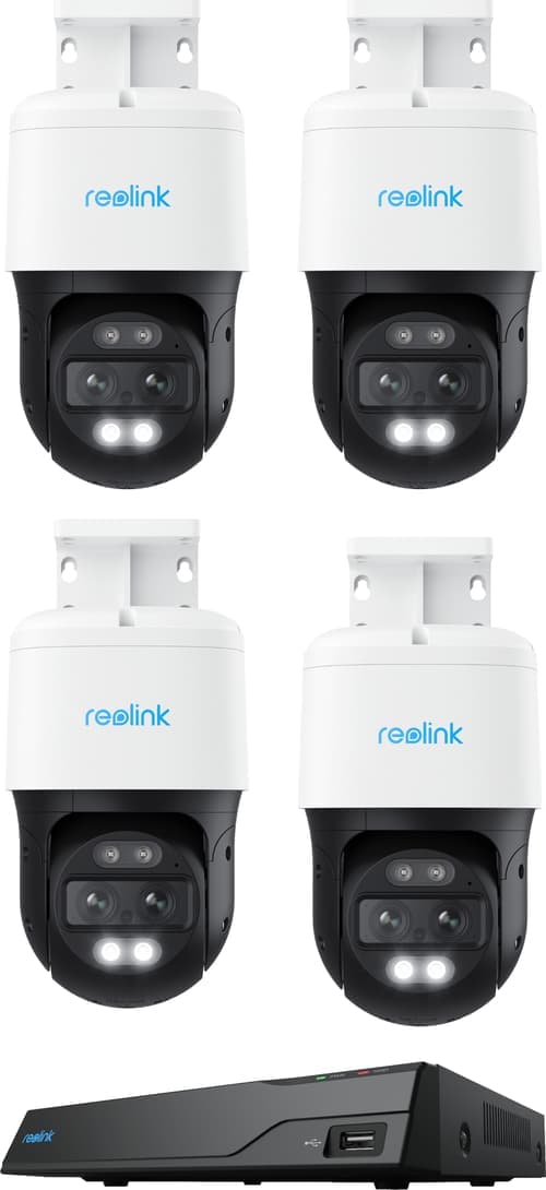 Reolink Trackmix P760 8mp Ptz Poe 4-pack + Nvs8 Poe Nvr – Reolink