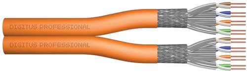 Digitus Bulk Cable Cat 7 100m Oranssi – Digitus