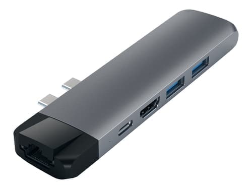 Satechi Aluminum Type-c Pro Hub With Ethernet Thunderbolt 3 – Satechi