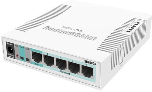 Mikrotik Rb260gs 5-port Switch With One Sfp – Mikrotik