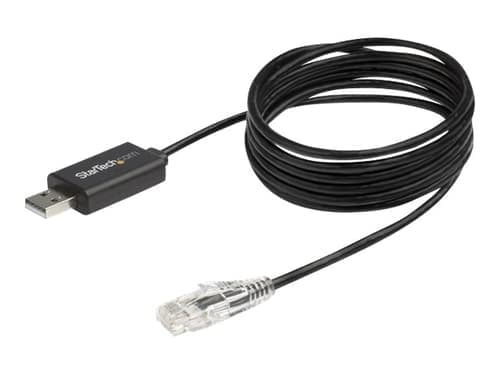 Startech Startech.com Icusbrollovr Kaapelin Sukupuolenvaihtaja Rj-45 Usb 2.0 Type-a Musta Rj-45 Usb-a 2.0 – Startech