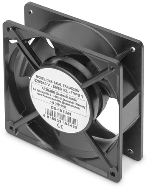 Digitus Dn-19 Fan 120x120 Fan For Racks 230v Tuuletin Musta – Digitus