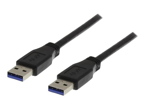 Deltaco Usb 3.0 Kaapeli, A Ur - A Ur, 1m, Musta 1m Usb-a Usb-a Musta – Deltaco