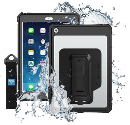 Armor-x Vedenpitävä Kotelo Ipad 10.2" 7th Gen, Ipad 10.2" 8th Gen, Ipad 10.2" 9th Gen Musta – Armor-X