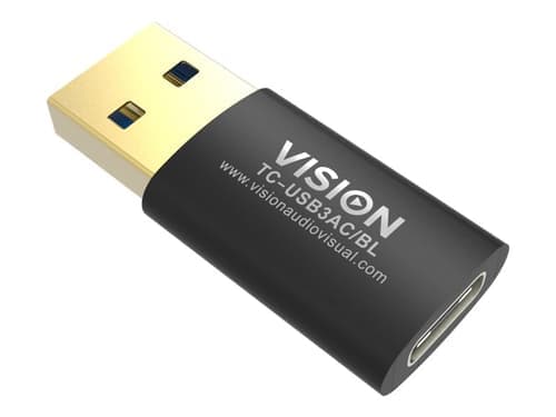 Vision Tc-usb3ac/bl Kaapelin Sukupuolenvaihtaja Musta – Vision