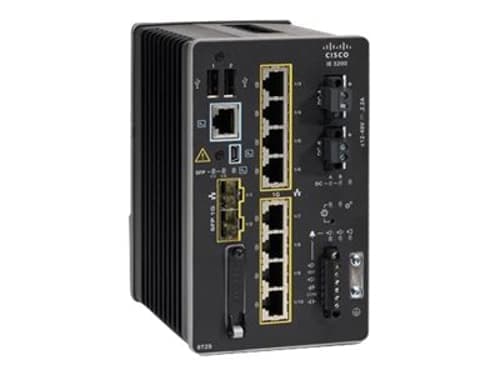 Cisco Ie-3200-8p2s-e Verkkokytkin Hallittu L2 Fast Ethernet (10/100) Power Over Ethernet -tuki Musta – Cisco