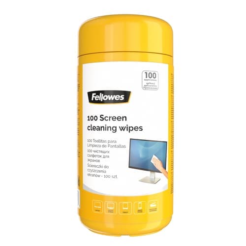 Fellowes Wet Wipes - Screen/lcd/tft – Fellowes
