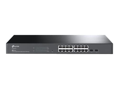 Tp-link Jetstream Tl-sg2218 Verkkokytkin Hallittu L2/l2+ Gigabit Ethernet (10/100/1000) 1u Musta – TP-Link