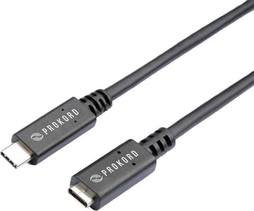 Prokord Usbc-ext3.1-1 Usb-kaapeli 1 M Usb 3.2 Gen 1 (3.1 Gen 1) Musta 1m Usb-c Usb-c Musta – Prokord