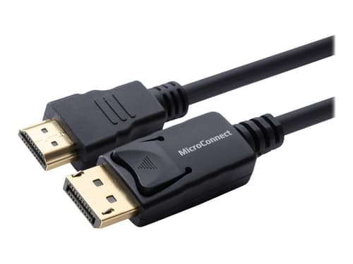 Microconnect Mc-dp-hdmi-1000 Videokaapeli-adapteri 10 M Displayport Musta 10m Displayport Hdmi Musta – Microconnect