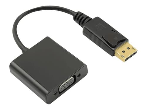Microconnect Displayport Adapter 0.15m Displayport Vga Musta – Microconnect