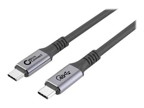 Microconnect Usb4cc05 Usb-kaapeli Usb4 Gen 3x2 0,5 M Usb C Musta 0.5m Usb-c Usb-c Musta – Microconnect