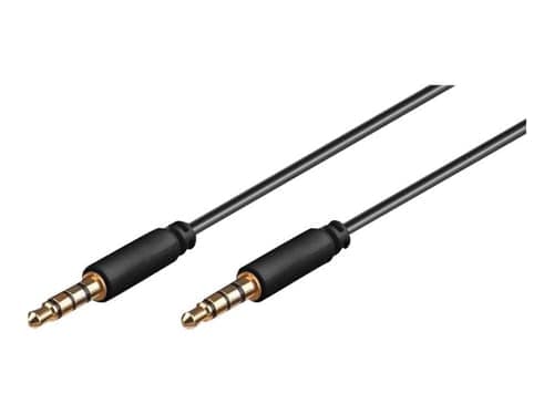 Microconnect Ipod017 Audiokaapeli 1,5 M 3.5mm Musta 1.5m 3,5mm 3,5mm – Microconnect