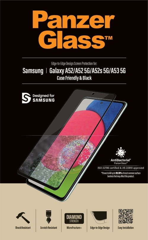Panzerglass Case Friendly Samsung Galaxy A52, Samsung Galaxy A52 5g, Samsung Galaxy A53 5g – Panzerglass