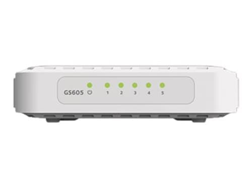 Netgear Gs605-400pes Verkkokytkin Hallitsematon L2 Gigabit Ethernet (10/100/1000) Valkoinen – Netgear