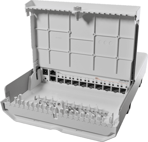 Mikrotik Netfiber 9 Outdoor 10 Gigabit Fiber Switch – Mikrotik