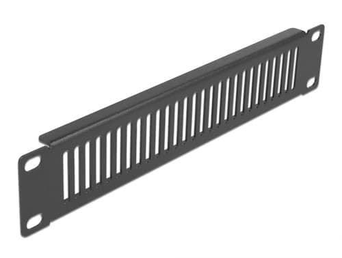 Delock Rack Cover Panel 10" 1u Black – De-Lock