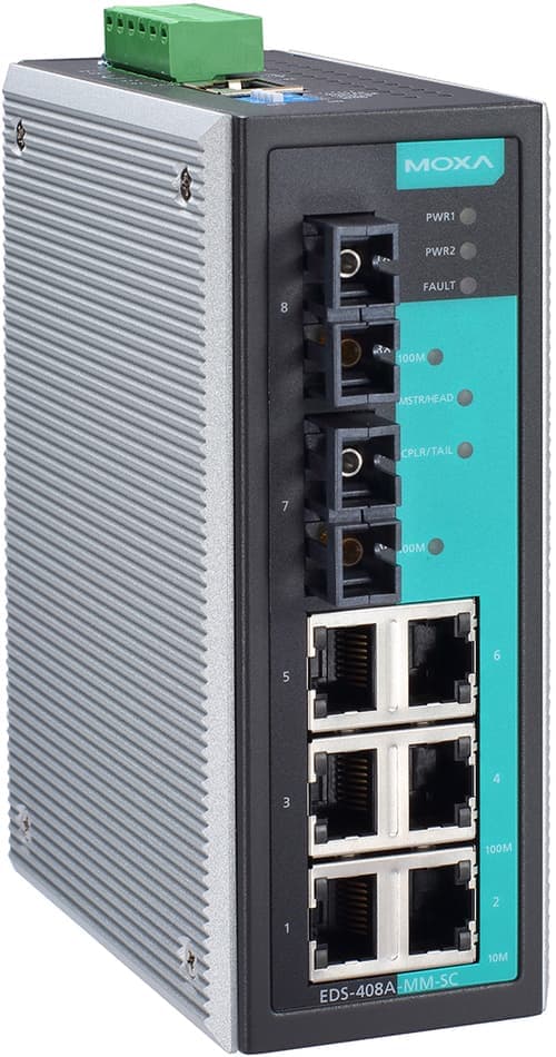 Moxa Etherdevice Switch Eds-408a-mm-sc – Moxa