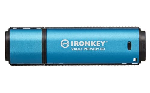 Kingston Ironkey Vault Privacy 50 32gb Usb-a Musta, Sininen – Kingston