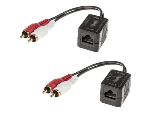 Lindy 70460 Av-signaalin Jatkaja Av-lähetin Musta, Punainen, Valkoinen – Lindy