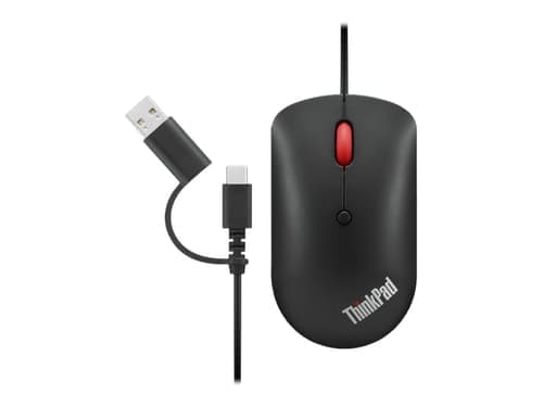 Lenovo 4y51d20850 Hiiri Office Molempikätinen Usb Type-c Optinen 2400 Dpi Usb-c Hiiri – Lenovo