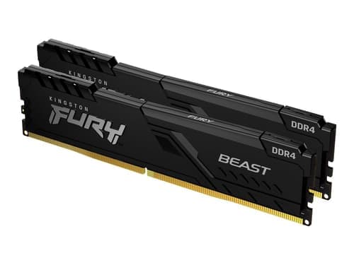 Kingston Technology Fury Beast Muistimoduuli 64 Gb 2 X 32 Gb Ddr4 1800 Mhz 64gb 1800, 3600mhz Ddr4 288-pin Dimm – Kingston