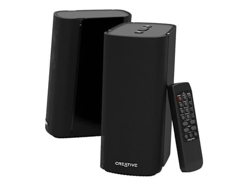 Creative T100 Wireless 2.0 Speakers Musta – Creative