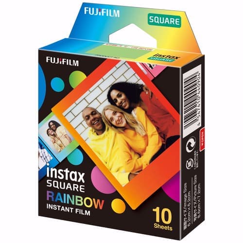 Instax Square Film Rainbow 10 Pack – Fujifilm
