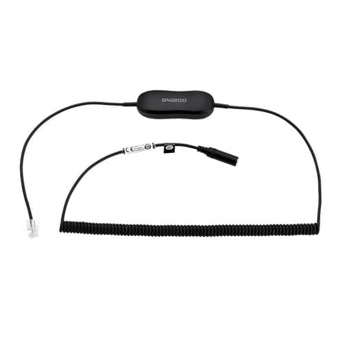Jabra Gn1200 | Rj-9 - 3.5mm Headset Adapter For Cisco: 69xx, 79xx 8961, 99xx Musta Kaapeli – Jabra