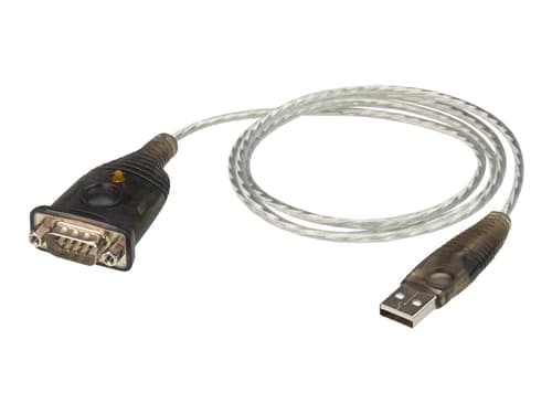 Aten Uc232a1-at Sarjakaapeli Musta, Metallinen 1 M Usb A-tyyppi Db-9 1m Usb-a Db9 Musta, Metallinen – Aten
