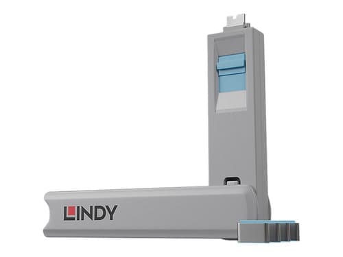 Lindy Port Blocker Usb-c Blue 4-pack – Lindy