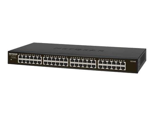 Netgear Gs348 48-port Gigabit Ethernet Unmanaged – Netgear