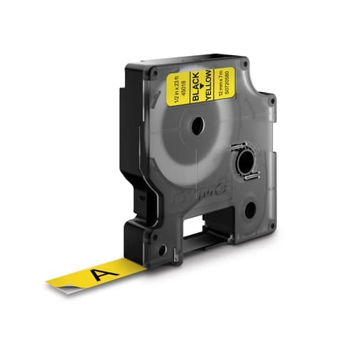Dymo Tape D1 12mm Musta/keltainen – Dymo