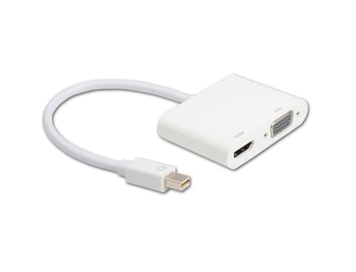 Prokord Adapter Mini Displayport To Hdmi (w Audio) Vga White Mini Displayport Hdmi, Vga Valkoinen – Prokord