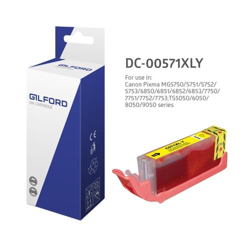 Gilford Muste Keltainen Cli-571y Xl 11ml - 0334c001 – Gilford