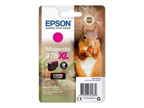 Epson Muste Magenta 9.3ml 378xl - Xp-15000/xp-8500/xp-8505 – Epson