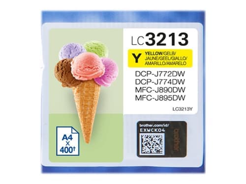 Brother Muste Keltainen Lc-3213y - Dcp-j772dw/dcp-j774dw – Brother