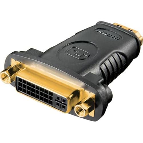 Deltaco Adapter Dvi-d - Hdmi Gold Hdmi Dvi-d – Deltaco
