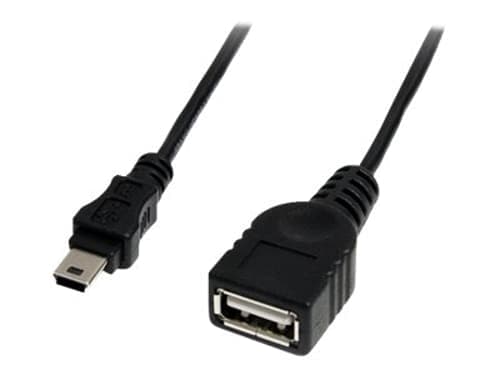 Startech 1 Ft Mini Usb 2.0 Cable 0.3m Usb-a Mini Usb-b Musta – Startech