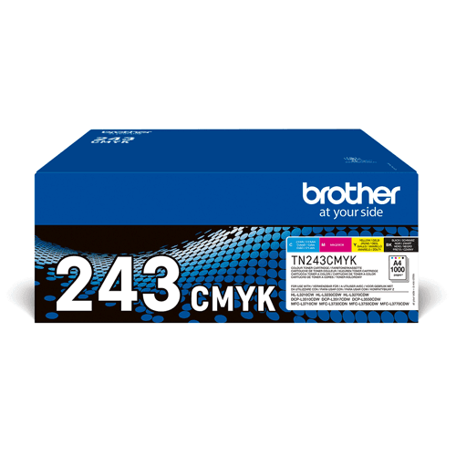 Brother Värikasetti Rainbow Kit Tn-243cmyk 1k (bk/c/m/y) – Brother